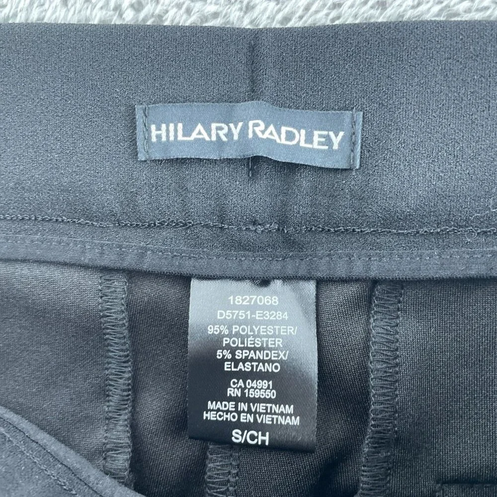 Hilary Radley Black Slim Leg Pants S Mid Rise 26" Inseam NWT 5187 - Picture 4 of 9